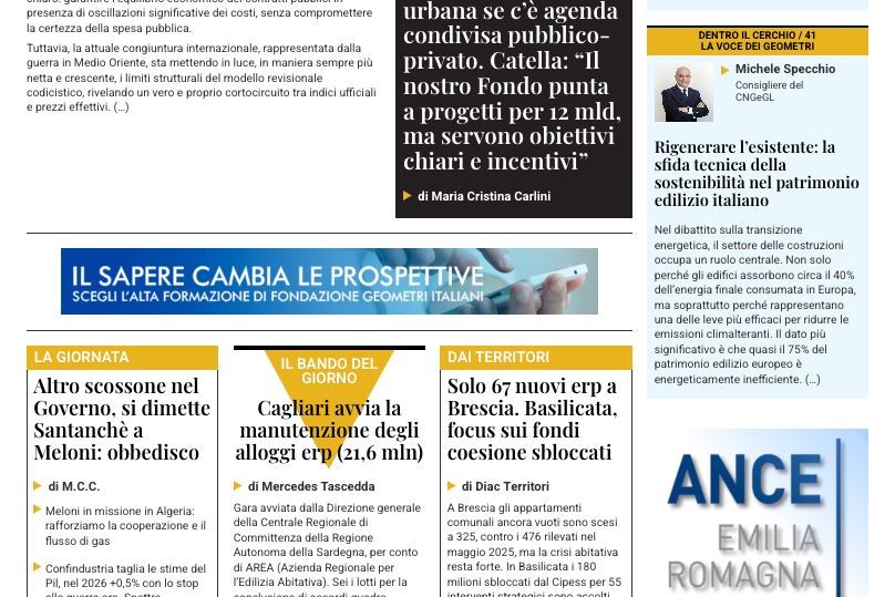 Dentro il cerchio, come rigenerare l’esistente